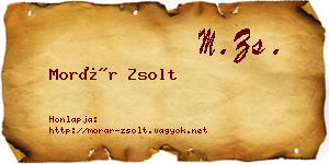 Morár Zsolt névjegykártya