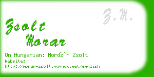 zsolt morar business card